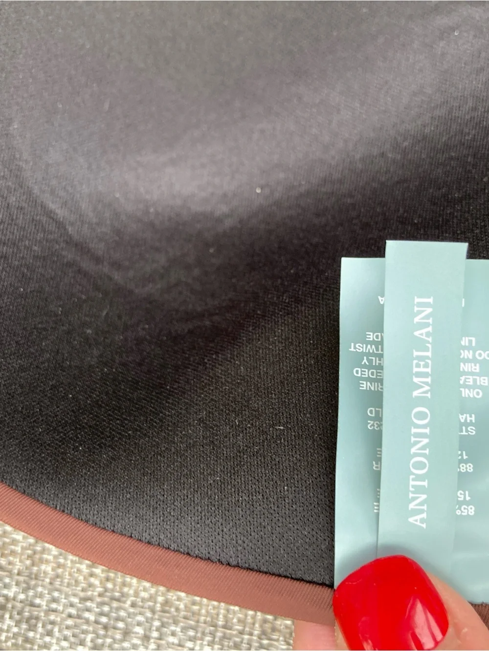 ANTONIO MELANI Brown Halter Bikini Top - Picture 4 of 4